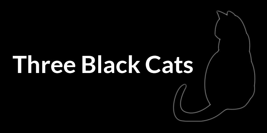 Three Black Cats Comic